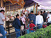 Sylvia and Jordan in line