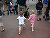 Jordan holding Hunter's hand