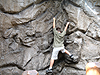 Tyler rock climbing