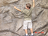 Tyler rock climbing