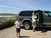 Tyler, Jordan, and Ken getting out of the car