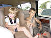 Tyler and Jordan on the way home
