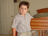Tyler looking nice for his visit to Grandpa's house