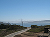 The view of the bay from Fort Baker