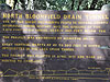 The sign for the North Bloomfield Drain Tunnel