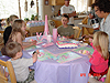 The kids eating cake