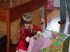 Jordan opening gifts