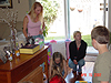 Jordan opening gifts
