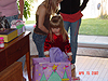 Jordan opening gifts