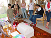 Jordan opening gifts
