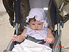 Jordan in her stroller