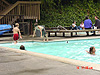 Tyler diving in the pool