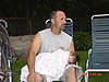 Ken holding Jordan while she sleeps