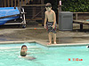 Tyler getting ready to hop in