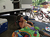 Tyler relaxing