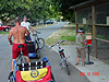 Everyone going on a bike ride