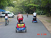 Riding bikes