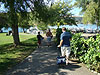 Ryan heading down to the marina with Ken, Tyler, and Jordan