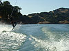 Tyler wakeboarding