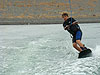 Tyler wakeboarding