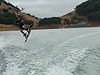 Tyler wakeboarding