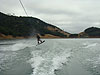 Tyler wakeboarding