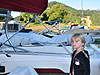 Jordan on our boat