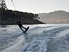 Tyler wakeboarding