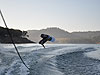 Tyler wakeboarding