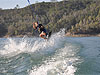 Tyler wakeboarding