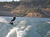 Tyler wakeboarding