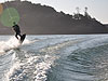 Tyler wakeboarding