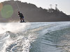 Tyler wakeboarding