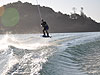 Tyler wakeboarding