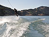 Tyler wakeboarding