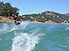 Tyler wakeboarding