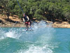 Tyler wakeboarding