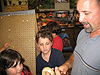 Ashlee and Tyler checking out the snake