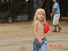 Jordan trying to play football with the guys