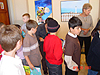 The kids getting their books signed