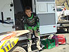 Tyler getting his gear on