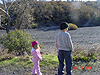 Jordan and Tyler looking at the creek