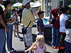 Ken, Tyler, and Jordan in line for a drink
