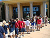 The kids heading into the school