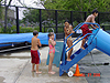Tyler in line for the slide