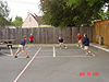 The boys playing