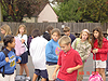 The kids starting to line up