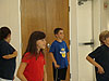 Tyler at his first practice