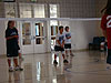 Tyler waiting for the serve