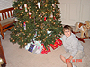 Tyler by our unfinished tree